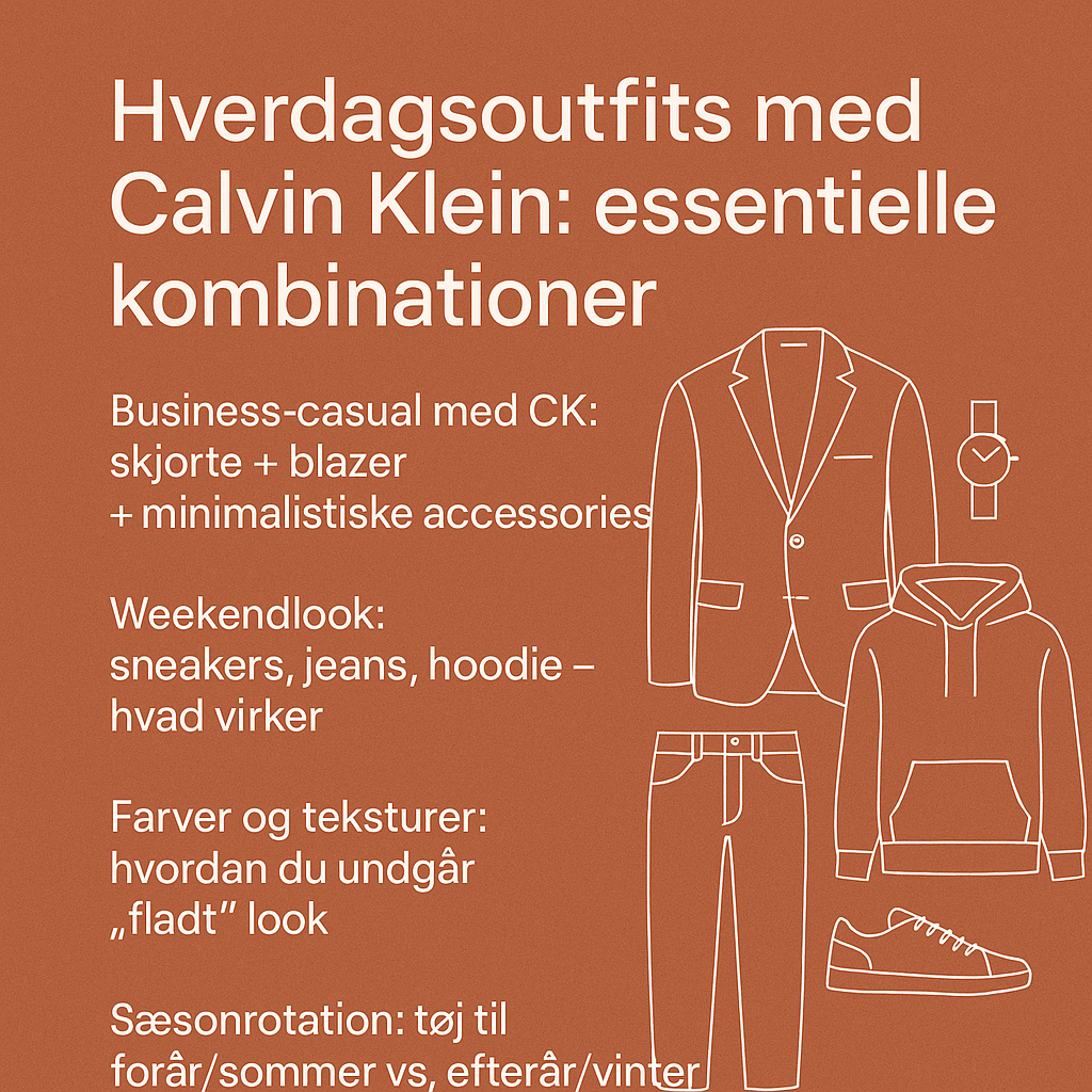 Sådan styler du Calvin Klein outfits til hverdag, arbejde og weekend
